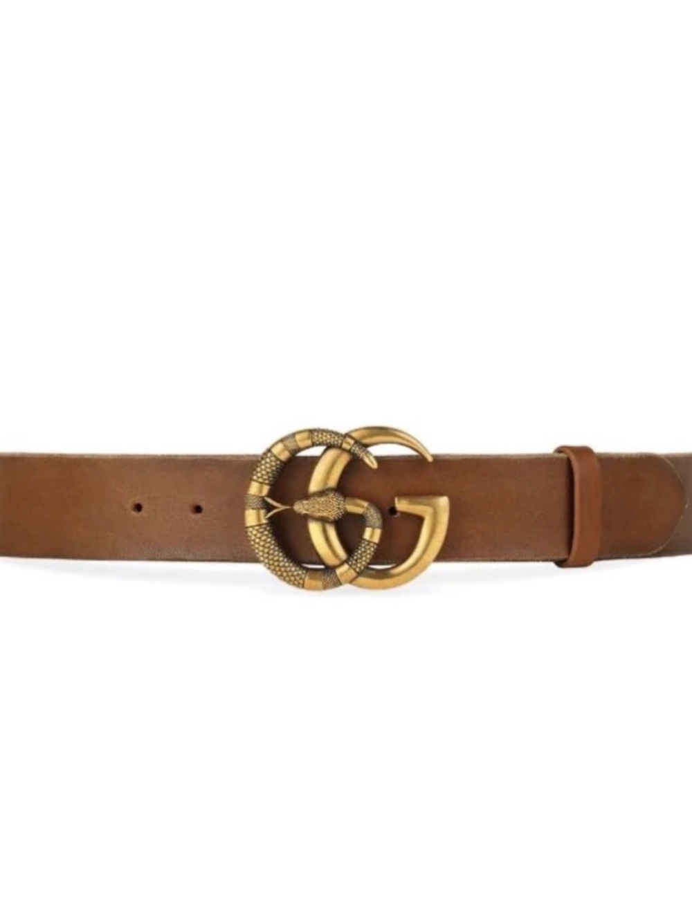 Gucci double g snake belt sz 85
